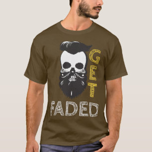 T-shirt Obtenir Faded Barber Cheveux drôle Stylish Coiffeu