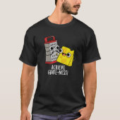 T-shirt Obtenir Gratesse Funny Fromage Puns Dark BG (Devant)