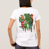 T-shirt Obtenir l'arbre de Noël (Dos)