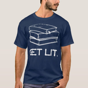 T-shirt Obtenir Lit Livre Lets Obtenir Lit Avec Livres
