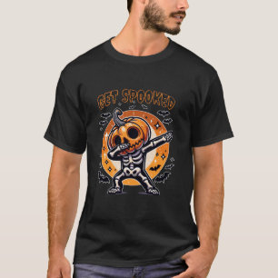 T-shirt Obtenir Parlé Dabbing Skeleton Jack-o'-lantern drô