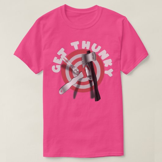 T-shirt OBTENIR THUNKY Tree Stump empalement cible Classic (Design devant)