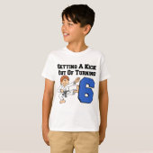 T-shirt Obtenir Un Commencement De 6 Thème Karate (Devant entier)