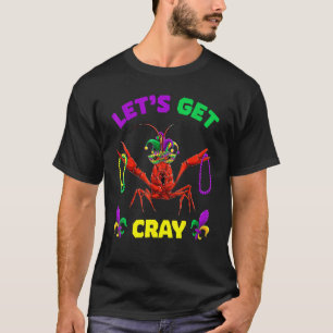 T-shirt Obtenons Cray Crawfish Mardi Gras Femmes Garçons