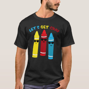 T-shirt Obtenons Cray - Cray Colorés Enfants Matériaux d'A
