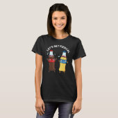 T-shirt Obtenons Fizzical Funny Soda Pun Pop Pun Dark BG (Devant entier)
