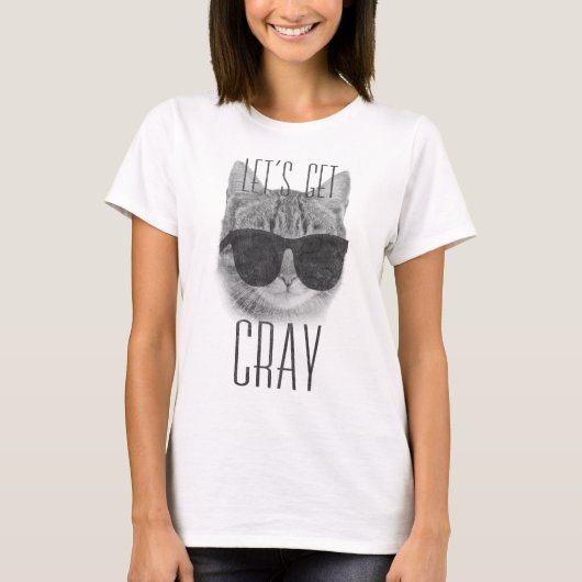 T-shirt Obtenons le chat de Cray (Devant)