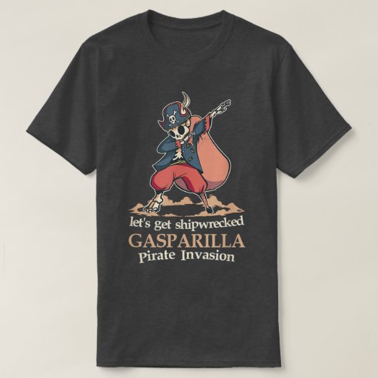 T-shirt Obtenons l'épave Skeleton Pirate Gasparilla P (Design devant)
