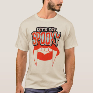 T-shirt Obtenons un design Éffrayant Vampire Fangs Hallowe