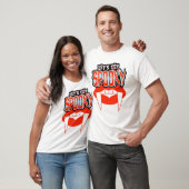 T-shirt Obtenons un design Éffrayant Vampire Fangs Hallowe (Unisexe)