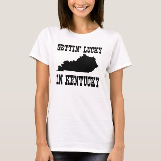T-shirt Obtention' chanceuse au Kentucky (Devant)