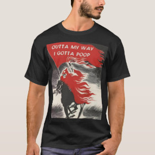 T-shirt Obtenu à la chemise pâle de cavalier de dunette