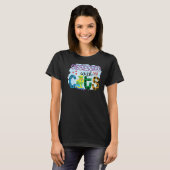 T-shirt Obtenu Avec Chats Graphisme Patchwork Chat (Devant entier)