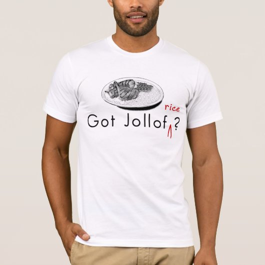 T-shirt obtenu de Jollof (Devant)