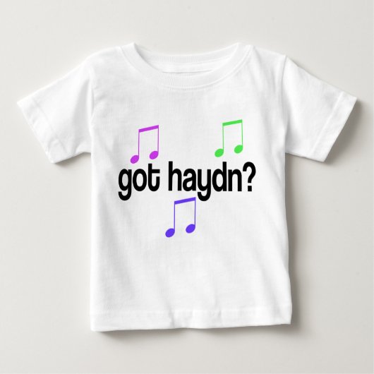 T-shirt obtenu mignon de bébé de Haydn (Devant)