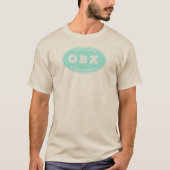 T-shirt OBX Solid Oval en Aqua (Devant)
