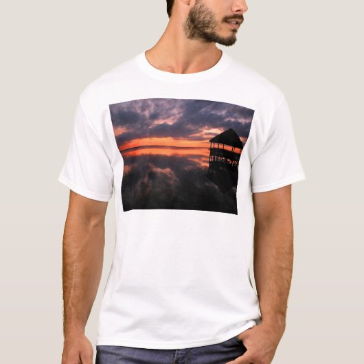 T-shirt OBX sunset (Devant)