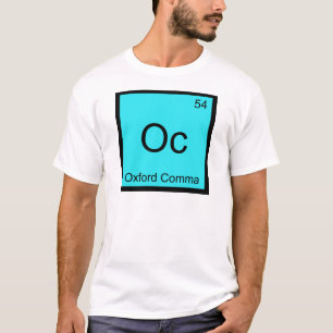 T-shirt OC - grammaire de symbole d'élément de chimie de
