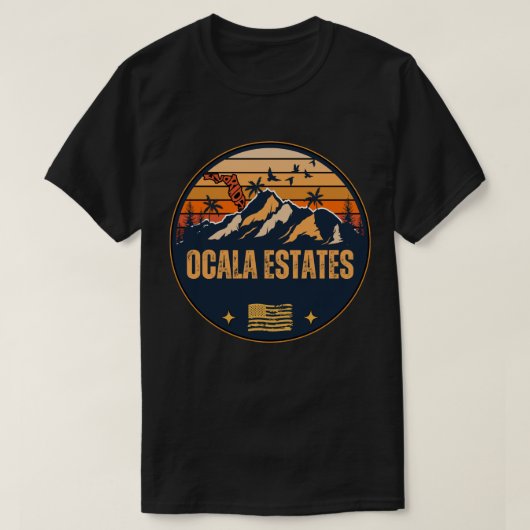 T-shirt Ocala Estates, Floride (Design devant)