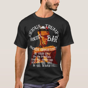 T-shirt Occasion de franchise Tump Fasciste Bar Votre 2037