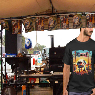 T-shirt Occidental Cowboy BBQ Scènes de Cookoff 1