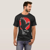 T-shirt Occult Crow Gothic Baphomet Raven Emo Witchcraft (Devant entier)