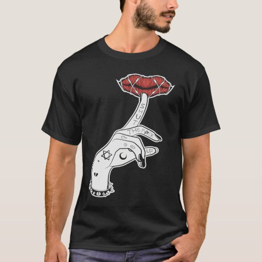 T-shirt Occult Dark Magic Goth Unholy Emo Satanic Gothic (Devant)