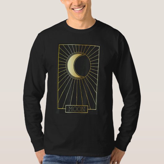 T-shirt Occult Magic Celestial Moon Tarot Eclipse (Devant)