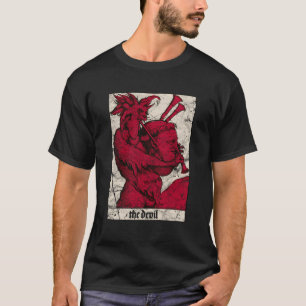 T-shirt Occulte Baphomet Le Diable Moyen Age Satan Antichr