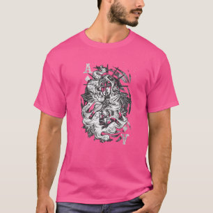 T-shirt Occulte Grunge Rose Satan Gothique Punk Metal Goth