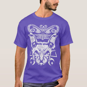 T-shirt Occultisme Moth Wiccan Witch Blackcraft Pagan Sphy