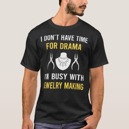 T-shirt Occupé Avec Bijoux Bijouterie Bijouterie (Devant)