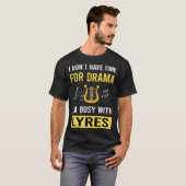 T-shirt Occupé Avec Lyre (Devant entier)