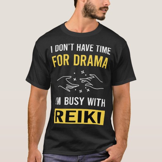 T-shirt Occupé Avec Reiki (Devant)