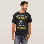 T-shirt Occupé Avec Shuffleboard (Devant entier)