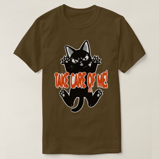 T-shirt Occupe-toi de moi (Design devant)