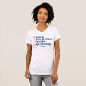 T-shirt Occupe-Toi de Tes Oignons (Devant entier)