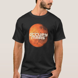 T-shirt Occuper l'exploration spatiale de Mars Terraformin