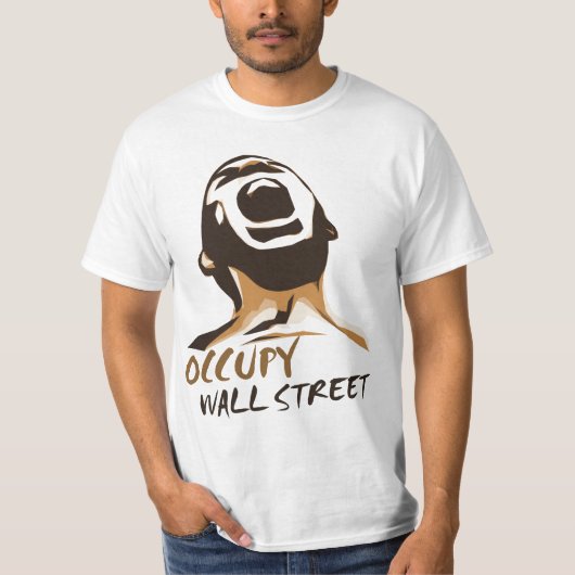 T-shirt Occupez la chemise de Wall Street (Devant)
