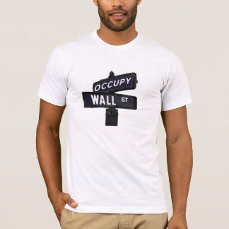 T-shirt Occupez la pièce en t de Wall Street