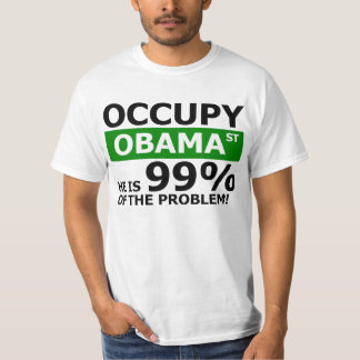 T-shirt Occupez la rue d'Obama