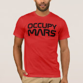 T-SHIRT "OCCUPEZ MARS " (Devant)