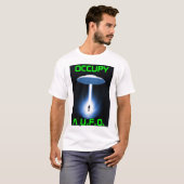 T-shirt Occupez un UFO (Devant entier)