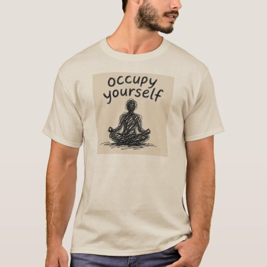 T-shirt Occupez-vous - (Devant)