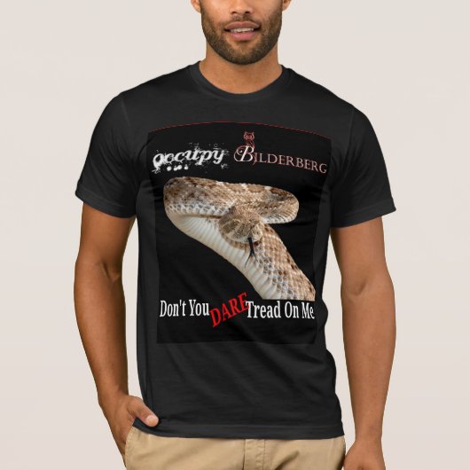 T-shirt occupy bilderberg 2012, n'osez-vous pas marcher su (Devant)