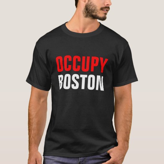 T-SHIRT OCCUPY BOSTON (Devant)