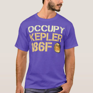 T-shirt Occupy Kepler186f Exoplanet planète extra-solaire