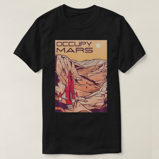 T-shirt Occupy Mars (Design devant)