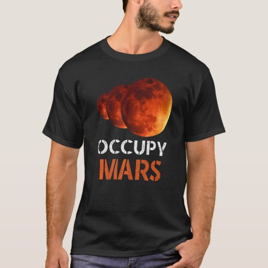 T-shirt Occupy Mars (Devant)