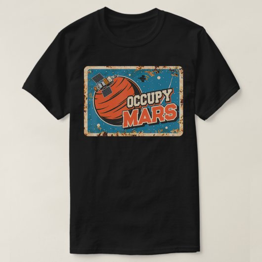 T-shirt Occupy Mars Aérospatiale Voyage 1 (Design devant)